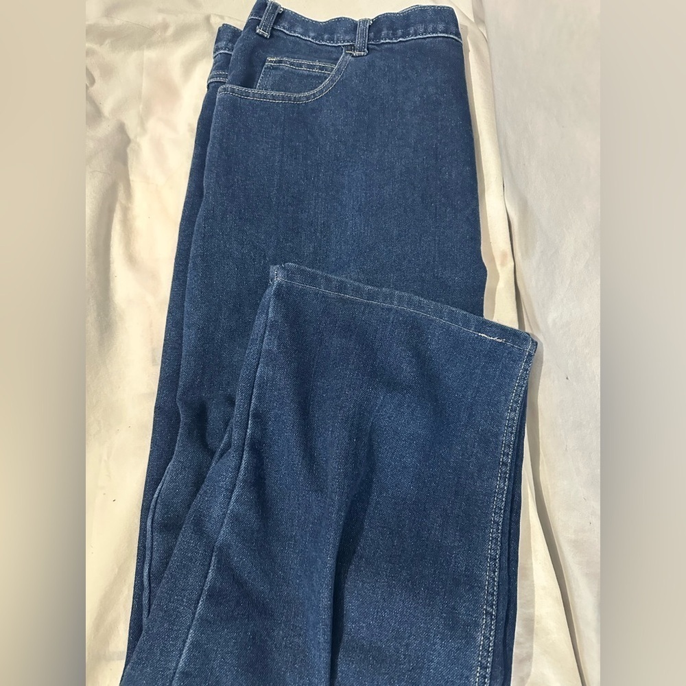 Towncraft Men's Blue Jeans Classic Fit Size 44x32 - Picture 3 of 3